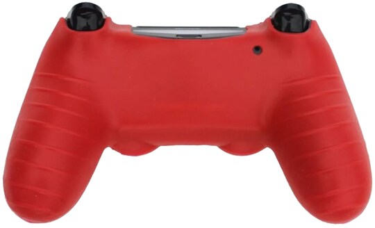 Cover In Silicone Morbido Antiscivolo Per Controller PS4, Colore Rosso, Generico - Foto 4